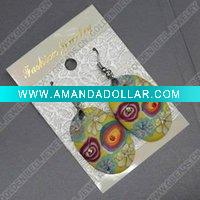 Wholesale clay earring, round, fashion earring,