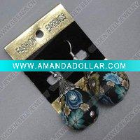 Wholesale clay earring, round, fashion earring,