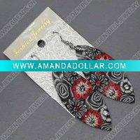Wholesale clay earring, round, fashion earring,