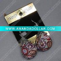 Wholesale clay earring, round, fashion earring,