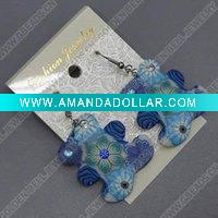 Wholesale clay earring, round, fashion earring,