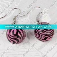Wholesale clay earring, round, fashion earring,