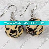 Wholesale clay earring, round, fashion earring,
