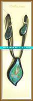 Wholesale fashion murano glass jewelry set