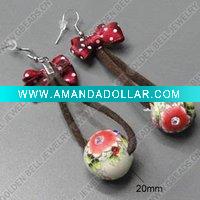 Wholesale clay earring, round, fashion earring,