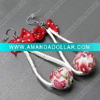 Wholesale clay earring, round, fashion earring,