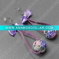 Wholesale clay earring, round, fashion earring,