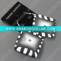 Wholesale clay earring, round, fashion earring,