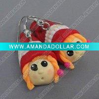 Wholesale clay earring, round, fashion earring,