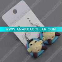 Wholesale clay earring, round, fashion earring,