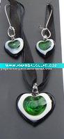 Wholesale fashion murano glass jewelry set