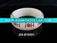 Christmas theme resin bracelet