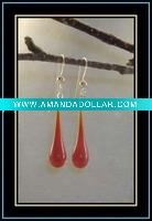 Wholesale fashion drop murano glass earrings