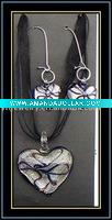 Wholesale Murano Glass Necklace and Earrings Set