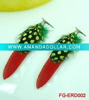 Wholesale fashion feather earring