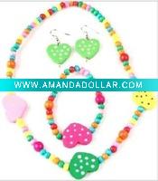 children's jewelry, fashion wood sets jewelry