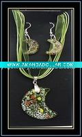 Wholesale Murano Glass Necklace and Earrings Set