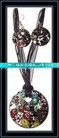Wholesale Murano Glass Necklace and Earrings Set