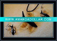 Wholesale Murano Glass Necklace and Earrings Set