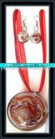 Wholesale Murano Glass Necklace and Earrings Set
