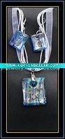 Wholesale Murano Glass Necklace and Earrings Set