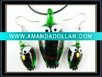 Wholesale Murano Glass Necklace and Earrings Set