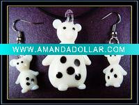 Wholesale Murano Glass Necklace and Earrings Set