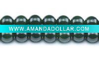 Dyed Moss Green Jade Beads