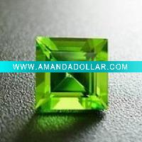 Wholesale very very clean cut natural peridot faceted stone
