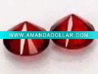 Wholesale garnet round shaped ruby wear ornaments