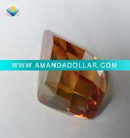 Kite gemstone cubic zirconia
