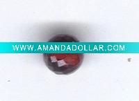 Elegant ball shaped red cubic zirconia stones