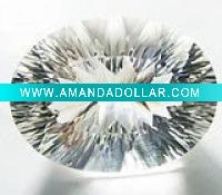 Wholesale good polish faceted topaz gemstone