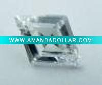 Wholesale White rhomb shaped cabochon gemstones