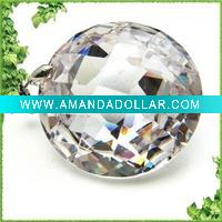 Wholesale white round shaped cubic zirconia gemstone