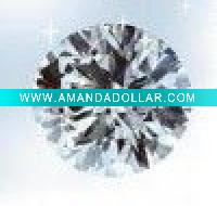 Wholesale White round shaped jewelry cz stone