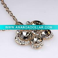 rhinestone necklace