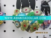 polymer clay necklace