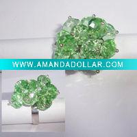 fashion crystal rings for ladies and children,crystal ring