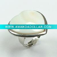 Fashion Gemstone Shell Ring/Rings Jewellery RN778