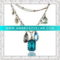Wholesale 2011 top design fashion crystal necklace jewelry