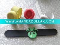 custom slap bracelets ,customized pvc slap bracelets