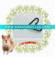 black plastic beads bracelets