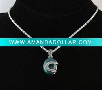 Wholesale restro agate alloy necklace