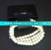 white bracelet