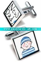 Wholesale fashion cufflinks with logo