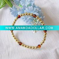 Wholesale Golden Beads Beaded Bracelet
