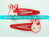 Cheap soft rubber/pvc hair clips