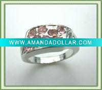 Wholesale purple stone finger big stone rings designs