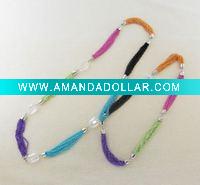Wholesale Hot sales fashion multi strand colorfull chains necklace